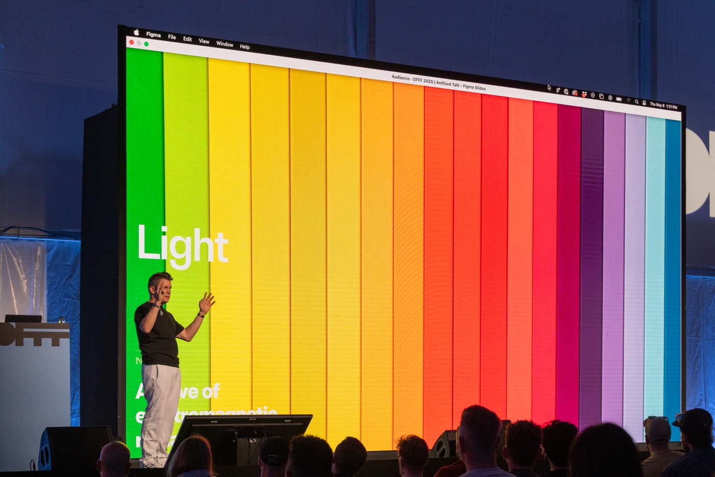 Wilson Brown on stage at OFFF Barcelona 2025